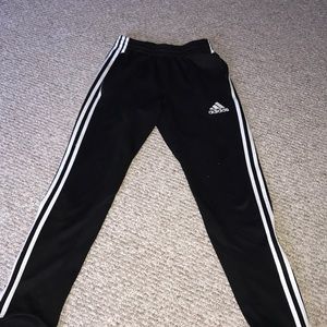 Black adidas soccer pants KIDS LARGE